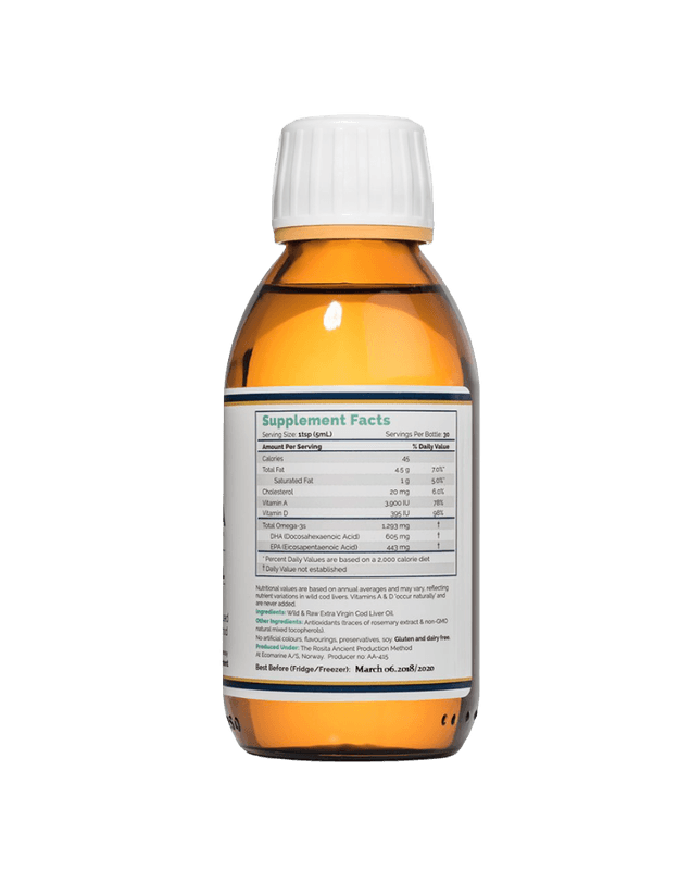 Rosita Extra Virgin Cod Liver Oil (EVCLO) flytende