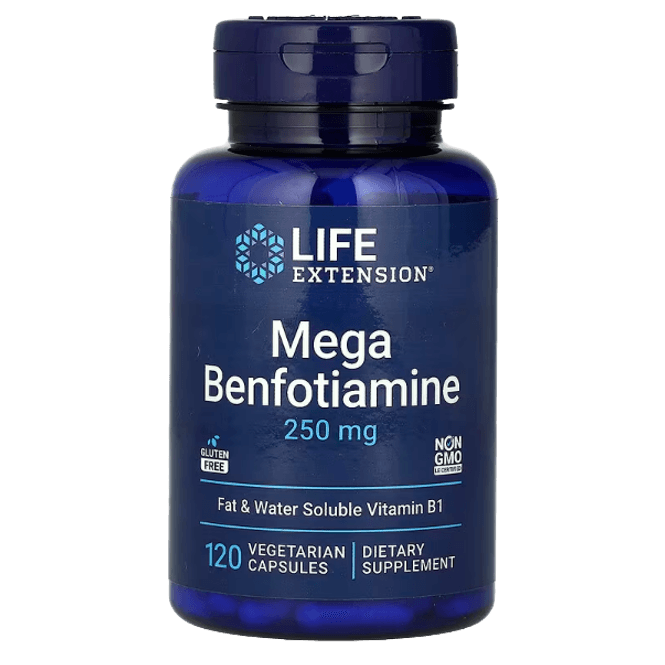 Hovedbilde Mega Benfotiamine 250 mg 120 kapsler